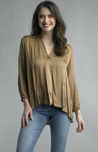 Load image into Gallery viewer, Satin V-Neck Blouse
