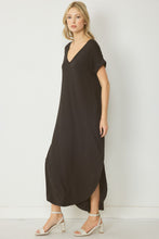 Load image into Gallery viewer, Roll Sleeve Maxi Dress

