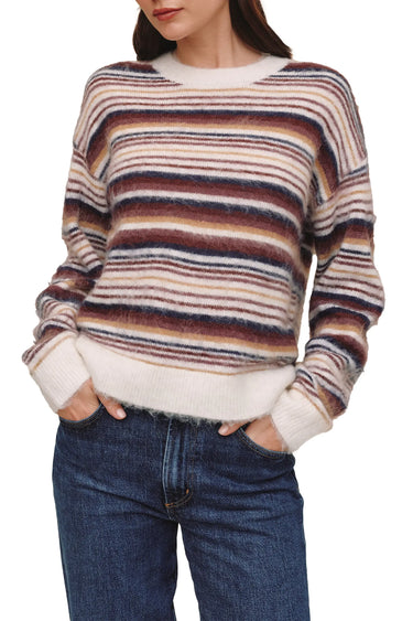 Stripe Crew Neck Sweater