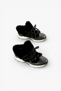 Faux Fur Detail Sneaker