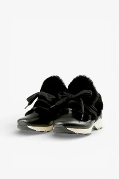 Faux Fur Detail Sneaker
