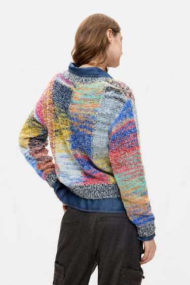 Long Sleeves Novelty Print Sweater