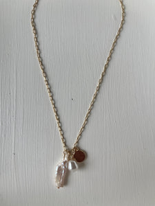 Stick Freshwater Pearl Necklace