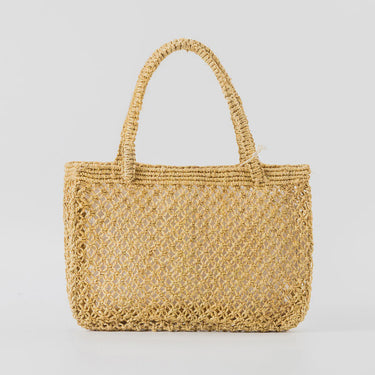TRACEY BIG EYES HANDMADE JUTE TOTE