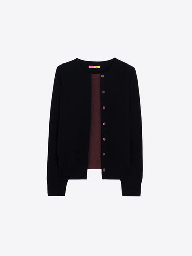 Faux Layered Cardigan Sweater