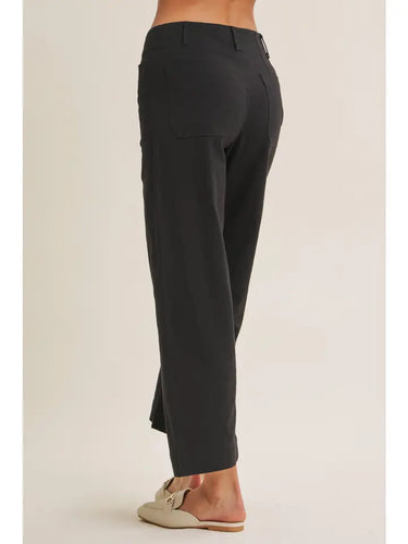 2-Pocket Cotton Linen Pant