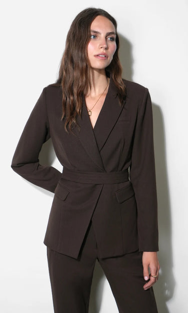 Zuri Cinched Blazer with Removable Belt