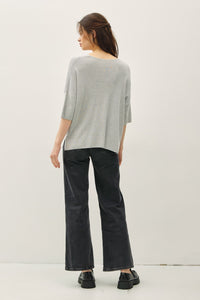 Drop Shoulder Sweater