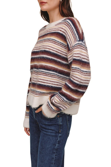 Stripe Crew Neck Sweater