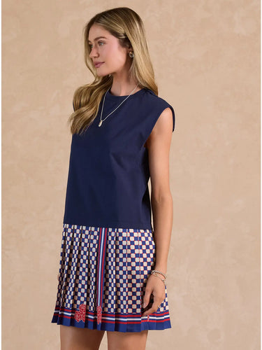 Sleeveless Print Bottom Dress