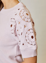 Load image into Gallery viewer, Crochet Sleeve Sweater
