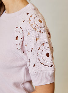 Crochet Sleeve Sweater