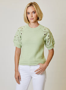 Crochet Sleeve Sweater