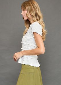 V-Neck Tiered Top