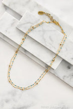 Load image into Gallery viewer, 2 Layer Dainty Bead Necklace
