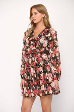 Load image into Gallery viewer, Floral Ruffle Neck Tier Dress
