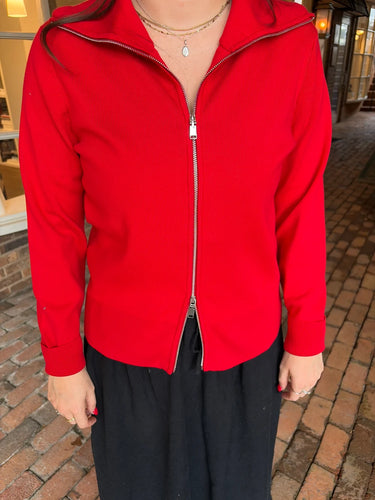 Front Long Sleeve Sweater