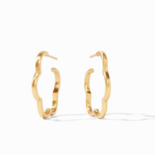 Load image into Gallery viewer, Gardenia Small Hoop Earring
