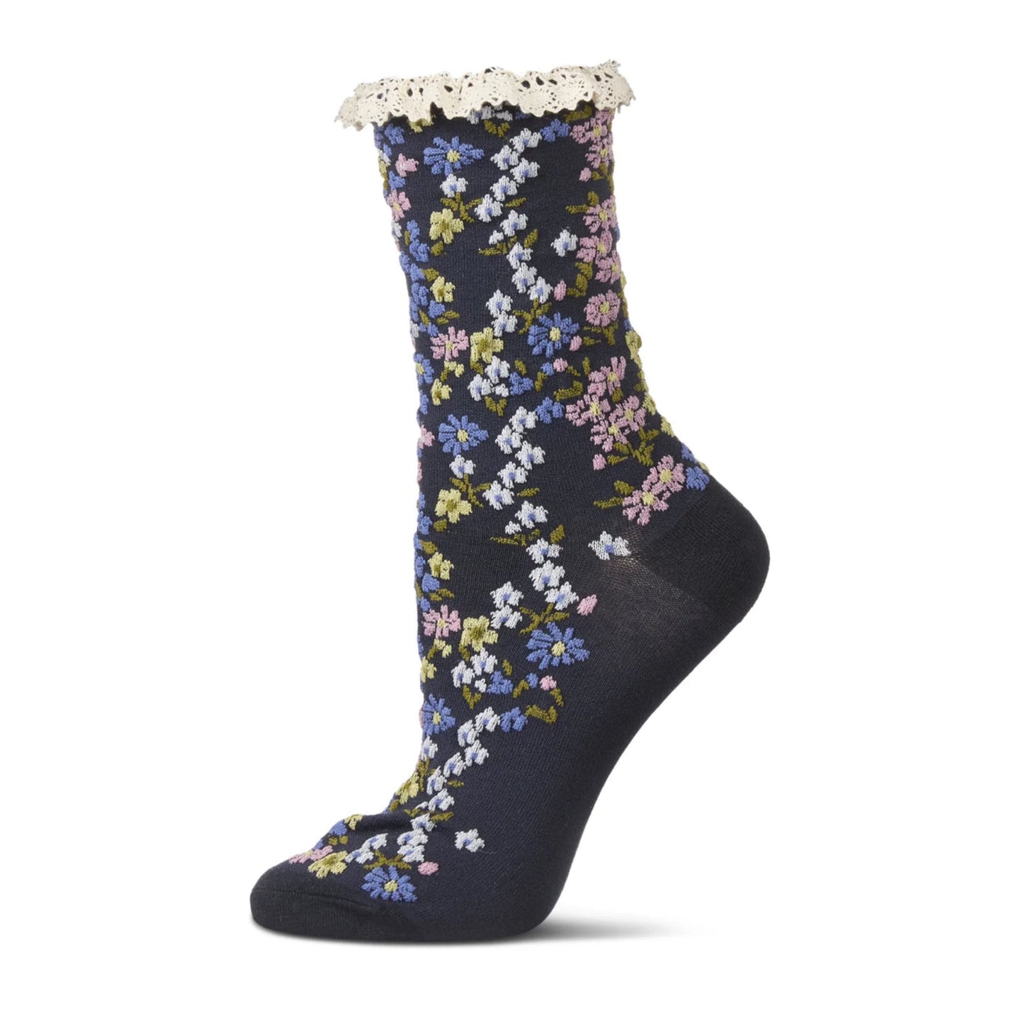 Liberty Floral Lace Sock