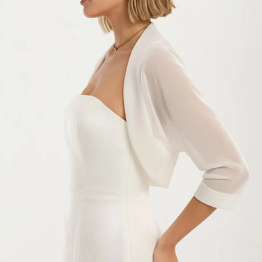 Sheer Bolero 3/4 Sleeve