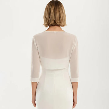 Sheer Bolero 3/4 Sleeve