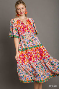 Print Midi Dress