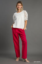 Load image into Gallery viewer, Lace Puff Sleeve Top
