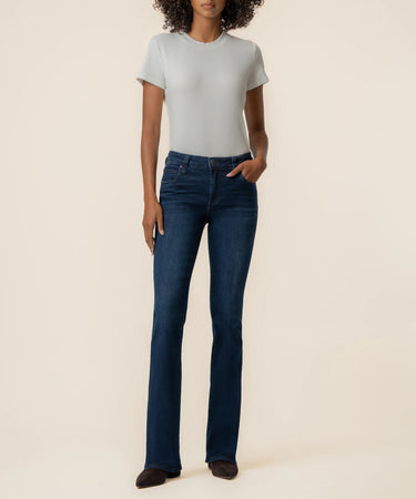 Natalie Mid Rise Flare 5 Pocket