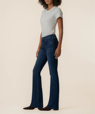 Natalie Mid Rise Flare 5 Pocket