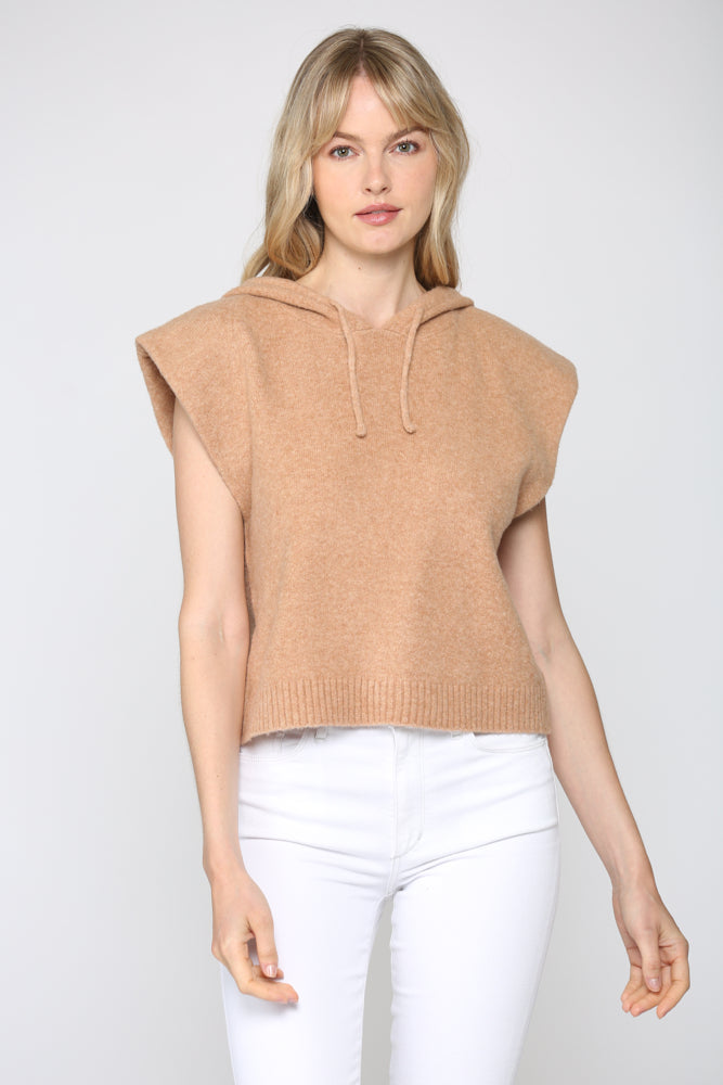 Hooded Sweater Vest