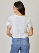 Load image into Gallery viewer, Eyelet Trim Tee
