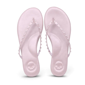 Thin Strap Pearl Flip Flop