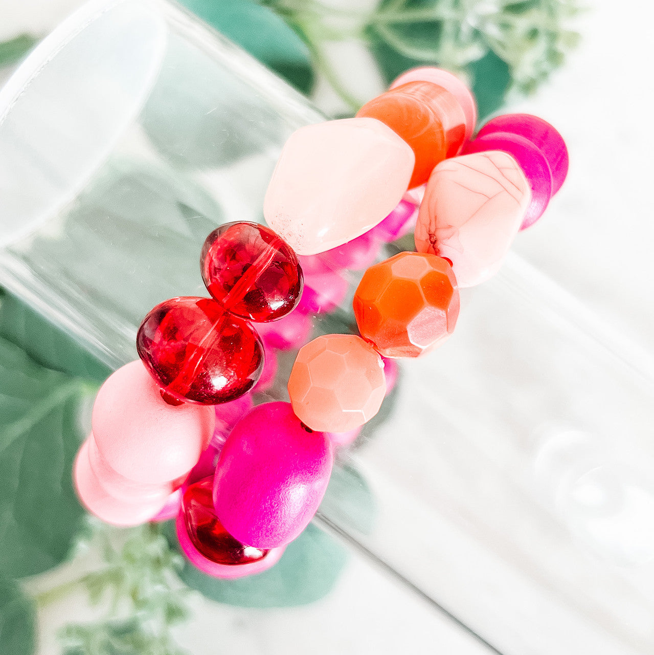2 Strand Beaded Bracelet Set