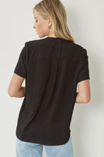 Load image into Gallery viewer, V-Neck Placket Top
