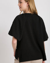 Load image into Gallery viewer, Jacquard Round Neck Top
