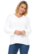 Load image into Gallery viewer, V-Neck Scramble Stitch Sweater
