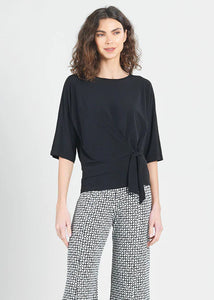 Banded Side Tie Top