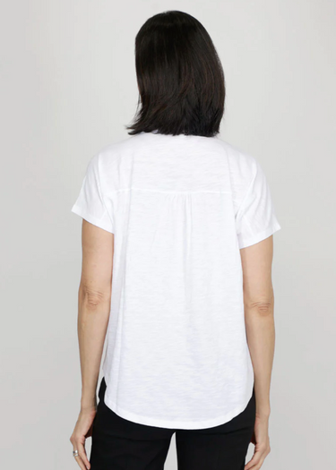 Button Front Tee
