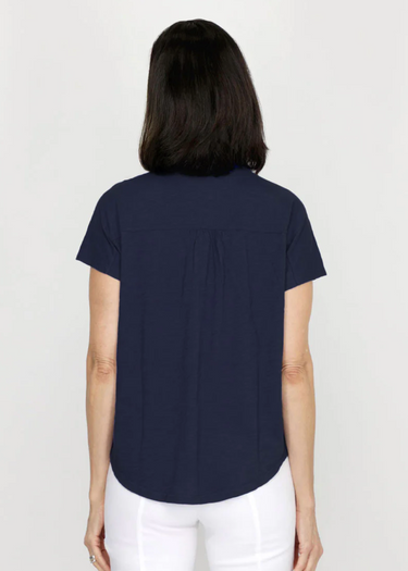 Button Front Tee