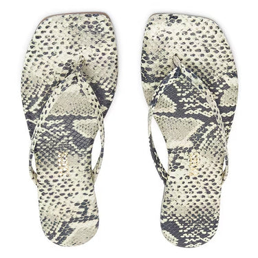 Square Toe Exotic Lily Thong