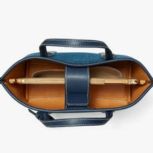 Load image into Gallery viewer, Perry Triple Compartment Denim Tote

