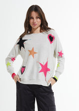 Load image into Gallery viewer, Hearts And Stars Sweater
