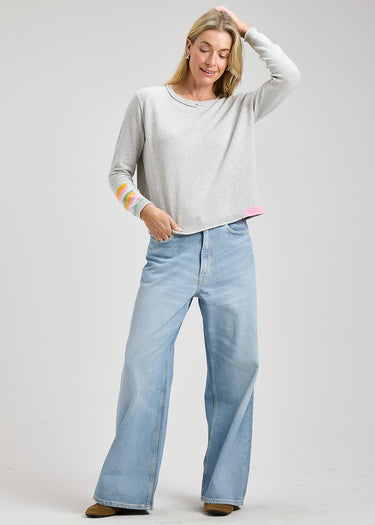 Roll Trim Sweater