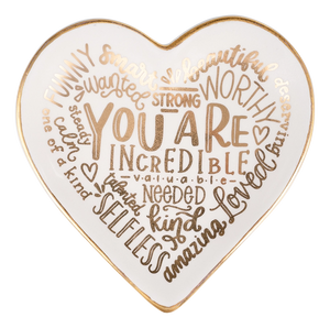 Affirmation Heart Tray