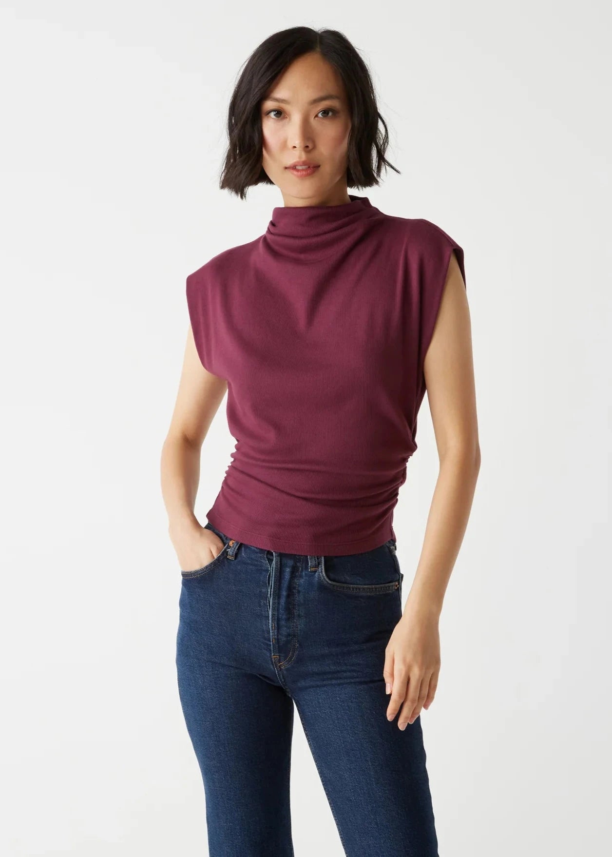 Amara Powershoulder Top