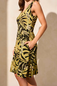 Printed Sleevless Dress