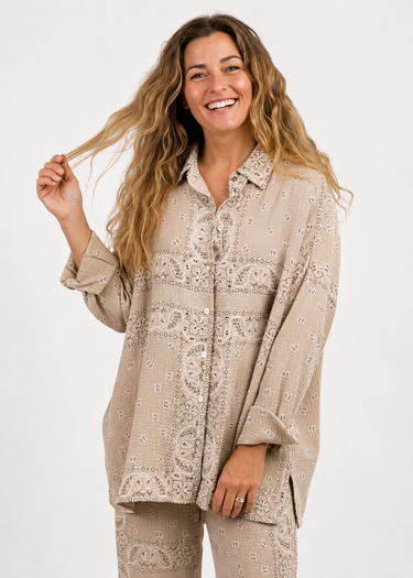 Bandana Oversized Shirt