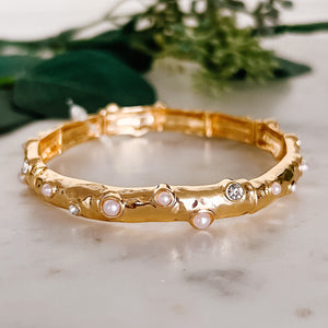 Pearl & Stone Bangle