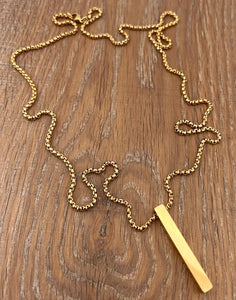 Long Bar Necklace