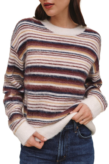 Stripe Crew Neck Sweater